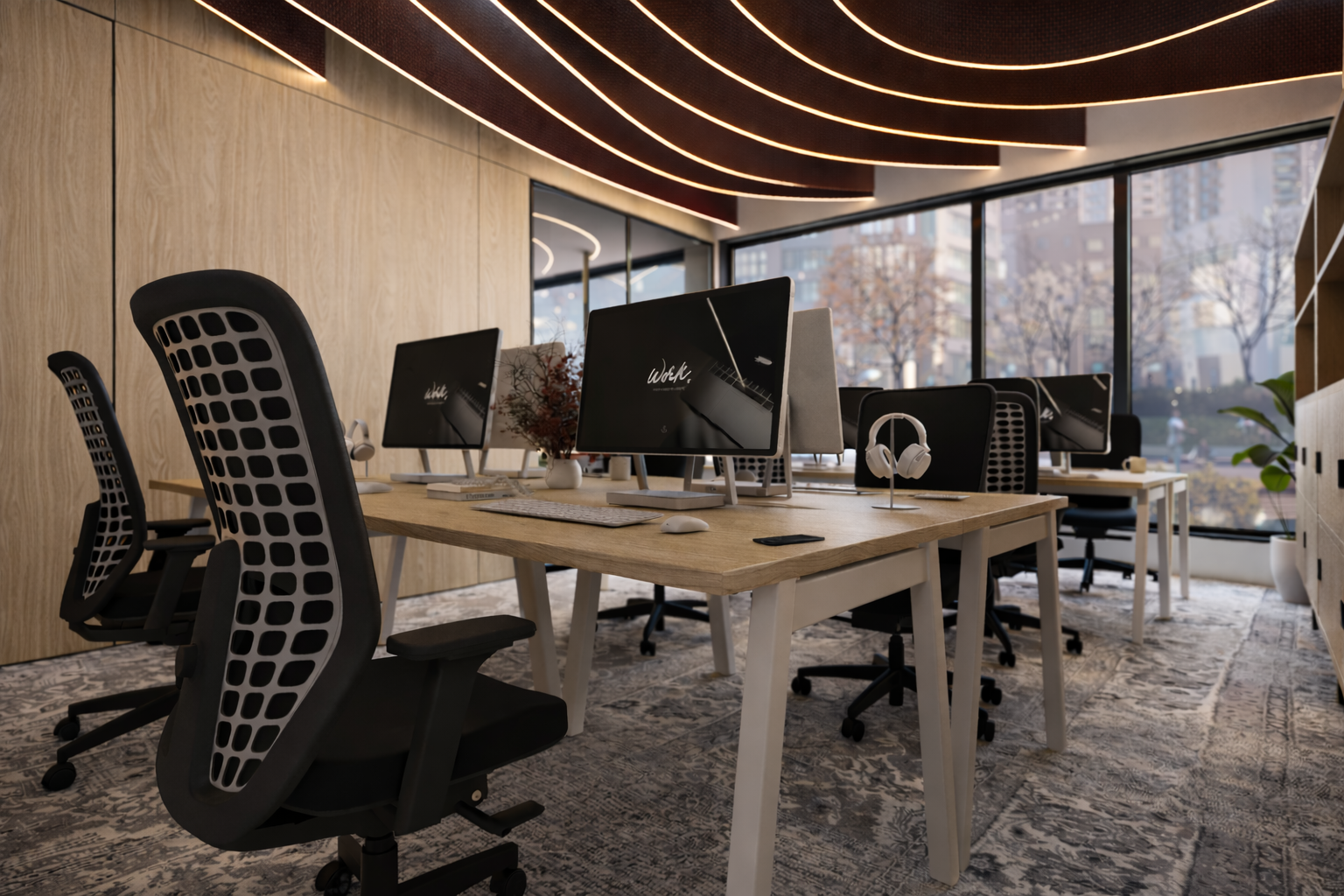 Creative Office visualization 3