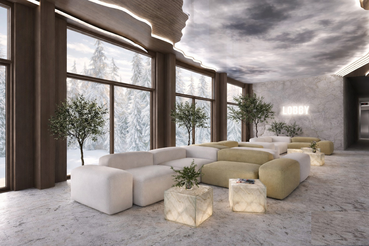 Hotel Lobby visualization 2